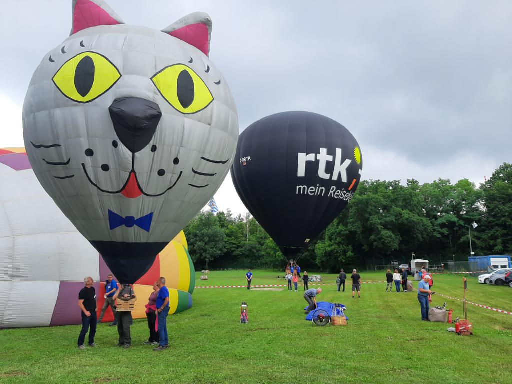 Modellballone waren auch wieder dabei