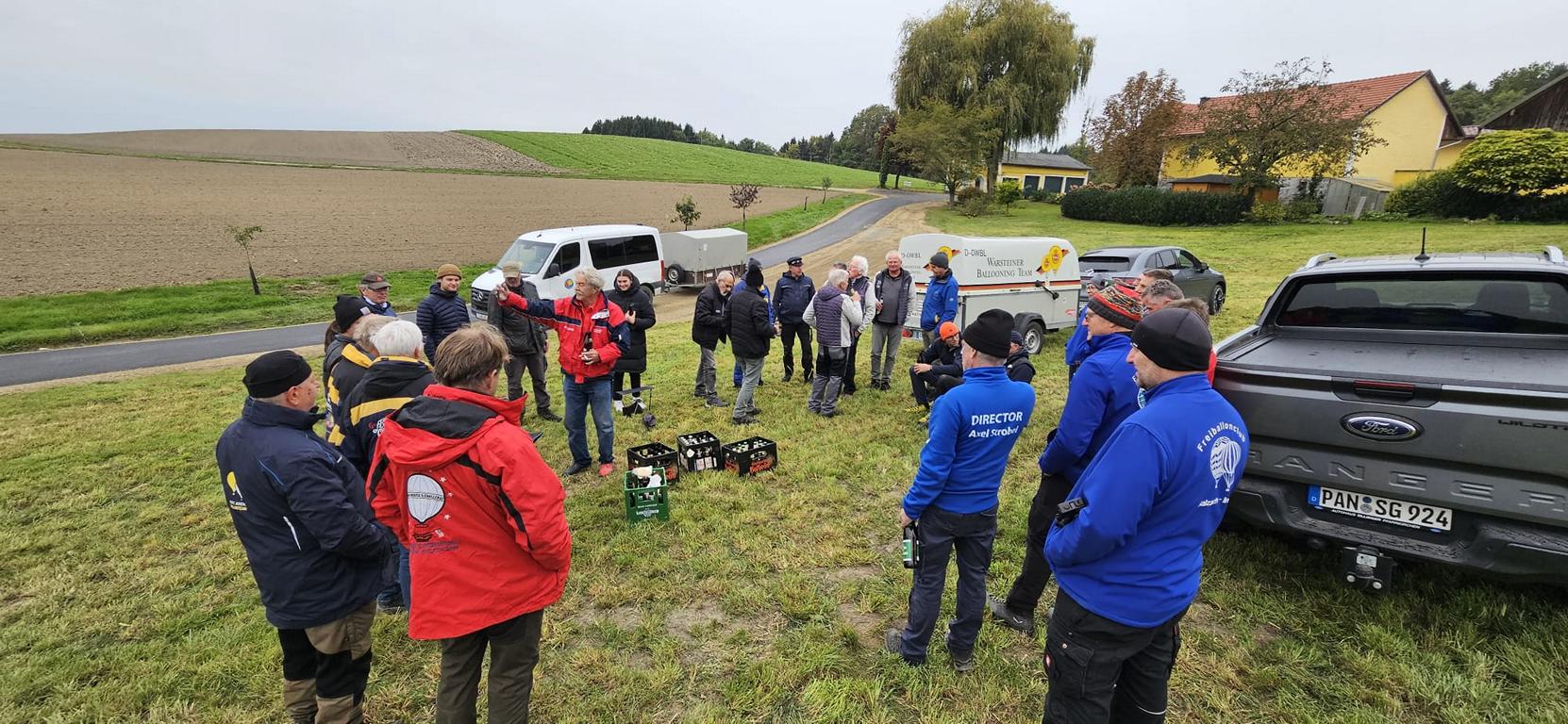 Zum Schluss gibt es ein Landebier